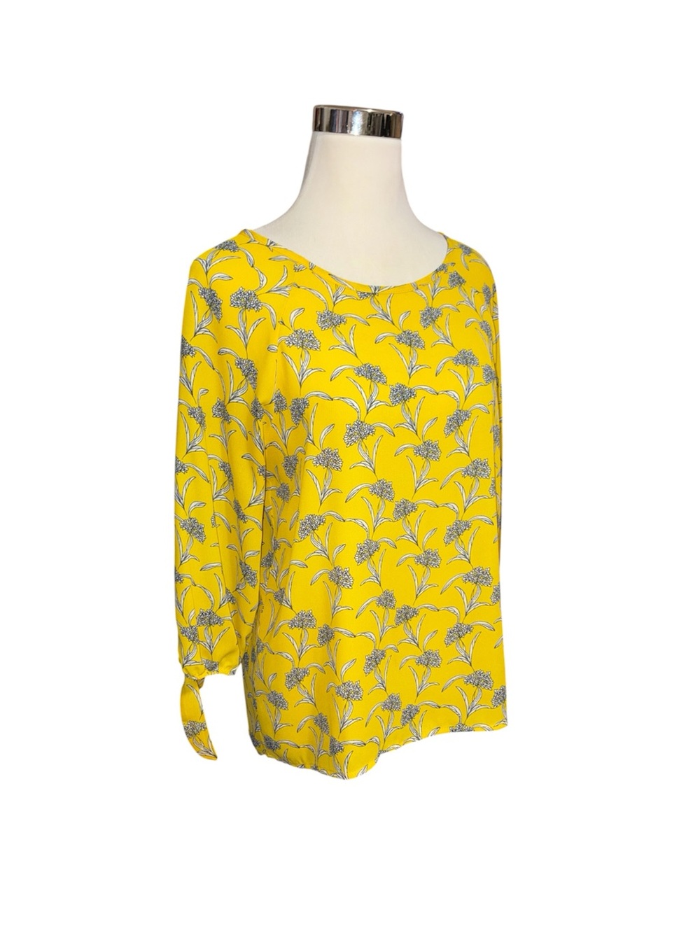 Paper Moon Yellow Floral Print Top